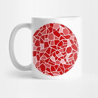 Mosaico Gaudi Rojo Mug